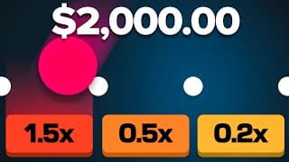 My Biggest Bet on 1 Plinko Ball...
