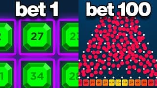 Gambling, but I increase the risk every bet